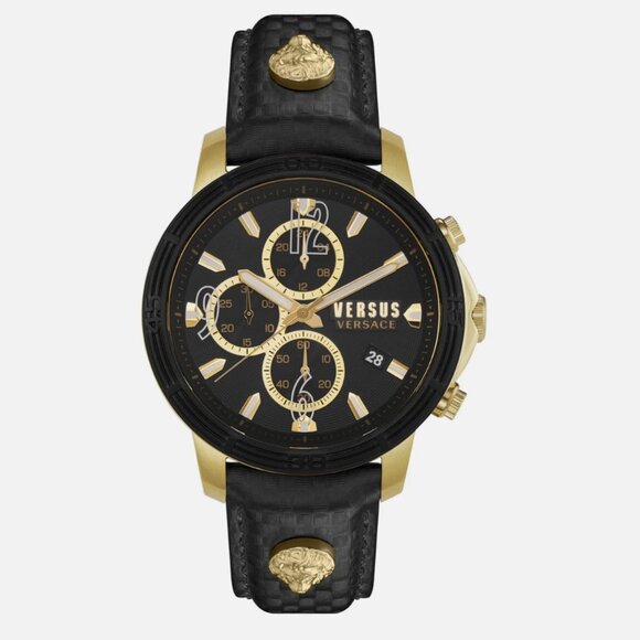 Versus Versace Mens Watches | Direct Luxury Versace Versus 46mm Black Watch New